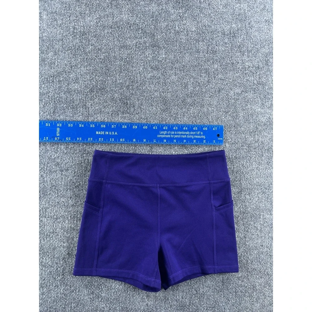 Zella Purple Tennis Dress and Shorts Set Sleeveless Quarter Zip Size Small